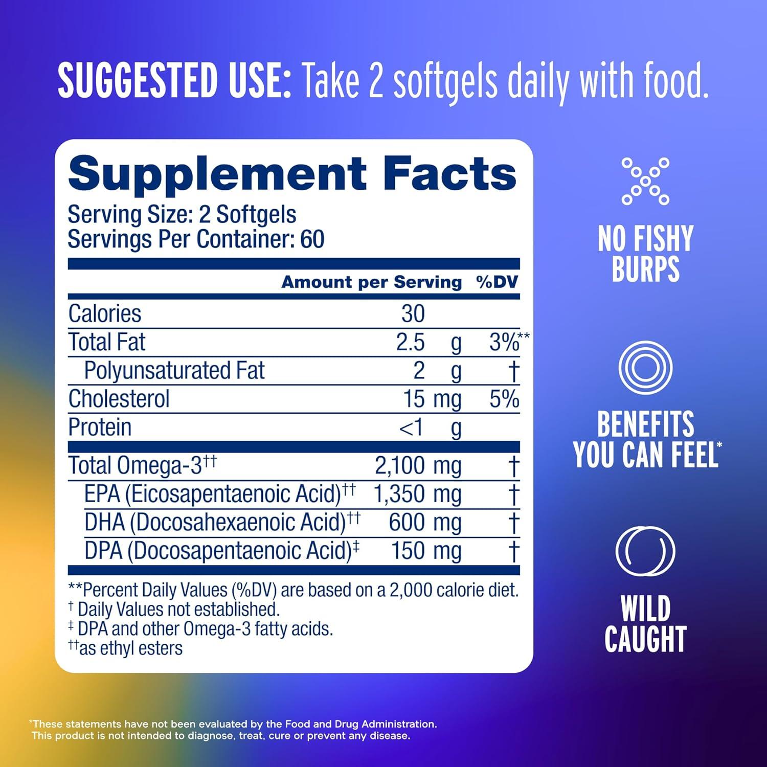 image:imageOceanblue Omega3 Bundle 2100 Triple Strength 180ct Essentials Everyday Omega Minis 60ct HighPotency EPA DHA DPA with Vitamin D3 Orange Flavor Heart Brain amp Immune Support 2 Pack