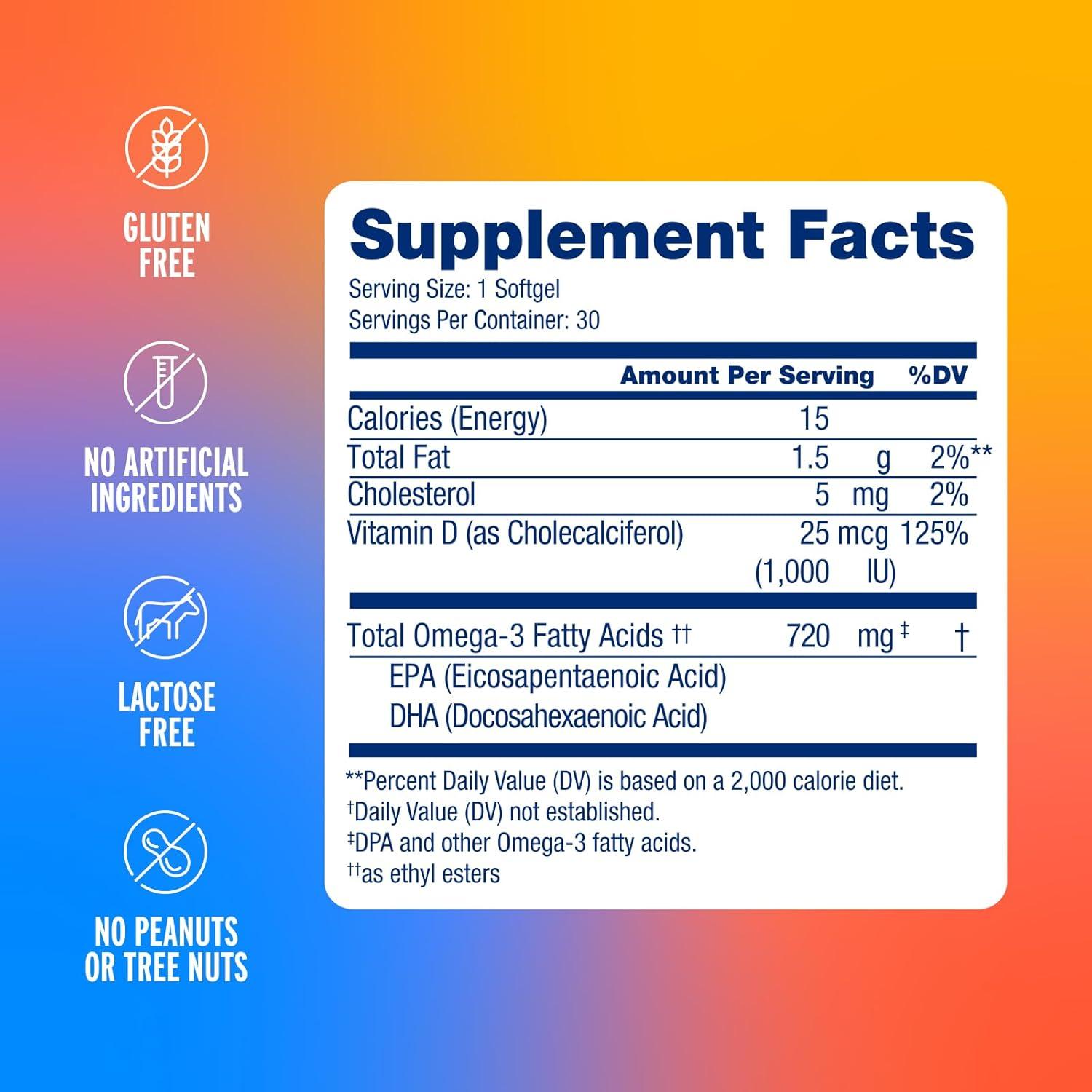image:imageOceanblue Omega3 Bundle 2100 Triple Strength 180ct Essentials Everyday Omega Minis 60ct HighPotency EPA DHA DPA with Vitamin D3 Orange Flavor Heart Brain amp Immune Support 2 Pack